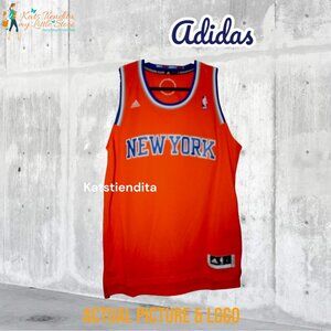 Adidas NBA Men's New York Knicks Swingman Jersey Sz L 7912A Orange Blank NWT